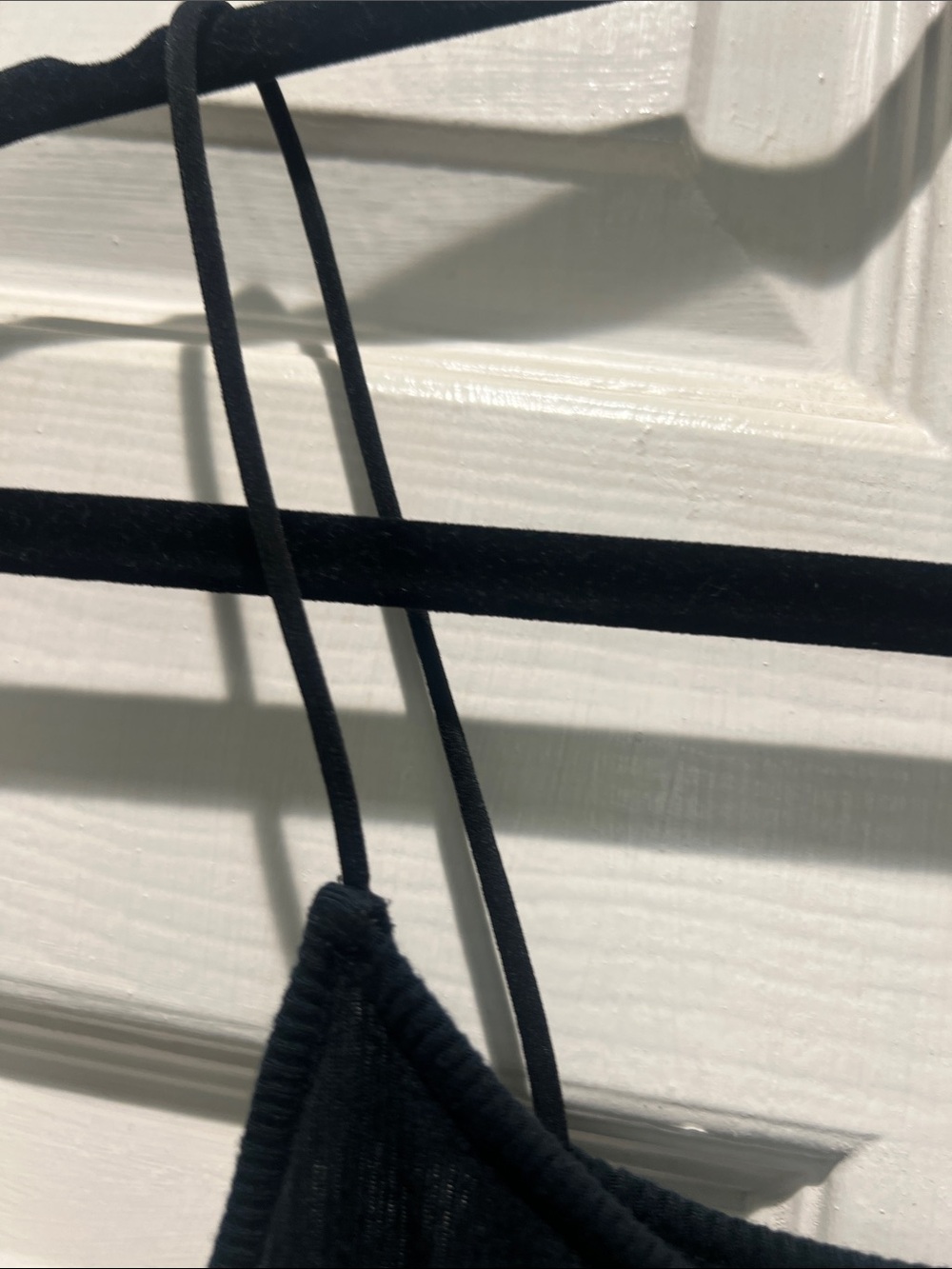 PLAYBOY Black Spaghetti-Strap Crop Top with White Bunny Logo - Picture 4 of 7